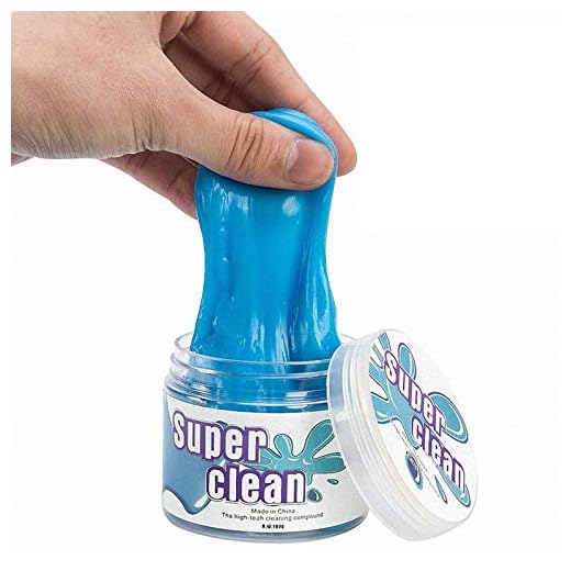 Gel de nettoyage intérieur de voiture, outils de nettoyage de voiture, brosse de nettoyage de mastic, outils de nettoyage, poussière automobile, grille d'aération et claviers, retrait universel de la poussière pour ordinateur portable à la maison et au bureau.