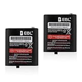 EBL 2 Packs 3.6V 1000mAh Two-Way Radio Rechargeable Batteries for 53615 KEBT-071A KEBT-071-B KEBT-071-C KEBT-071-D