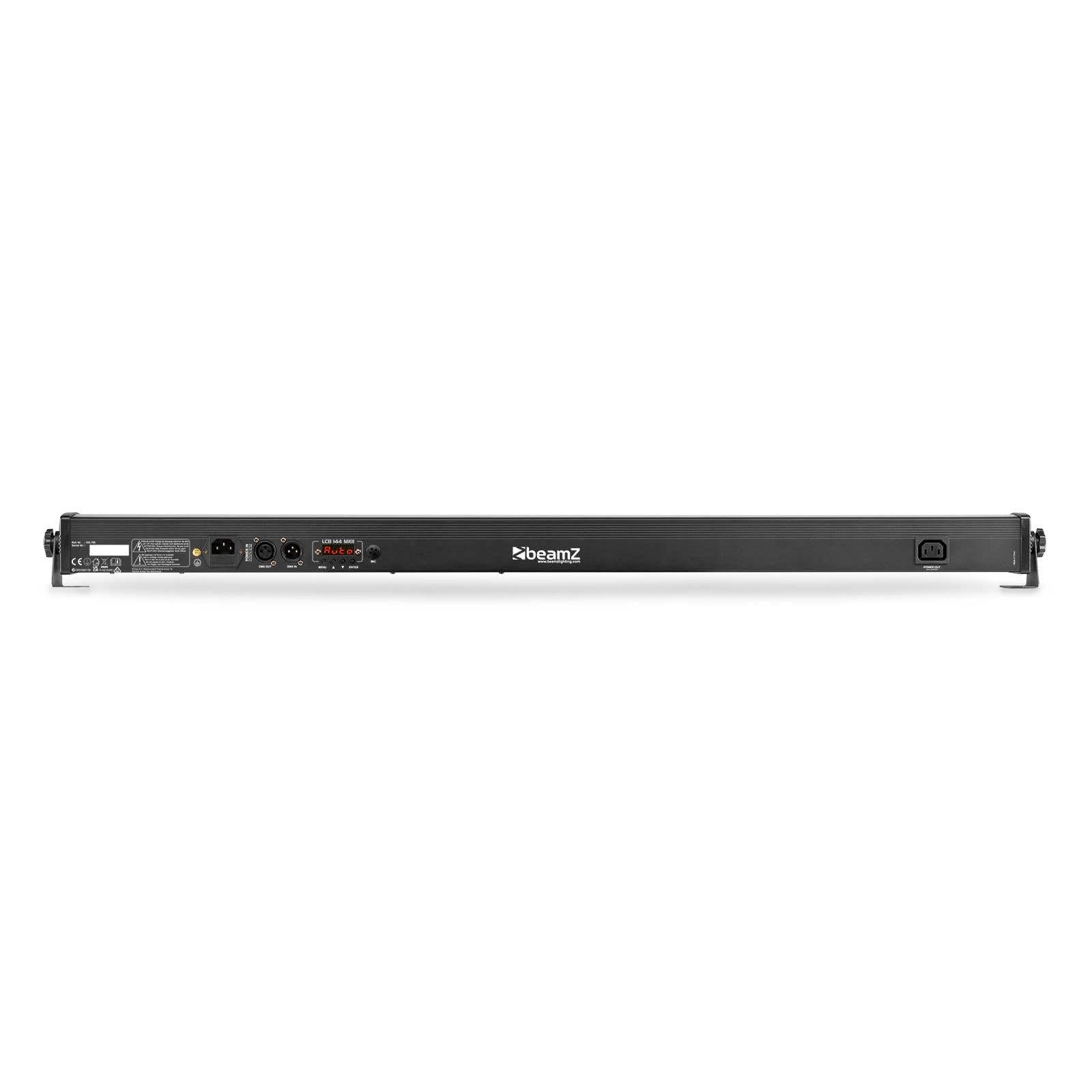 BeamZ LCB144 MKII LED Bar 4er Set, Professionelle Lichtbar, DJ Lichteffekt, DMX, Soundsteuerung, Master-Slave-Funktion, Partybeleuchtung, LED Party Light Show, Inkl. Fernbedienung