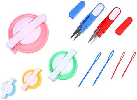 Kare & Kind PomPom Maker Kit - 4 Pack - Includes 2x Thread Cutter ...