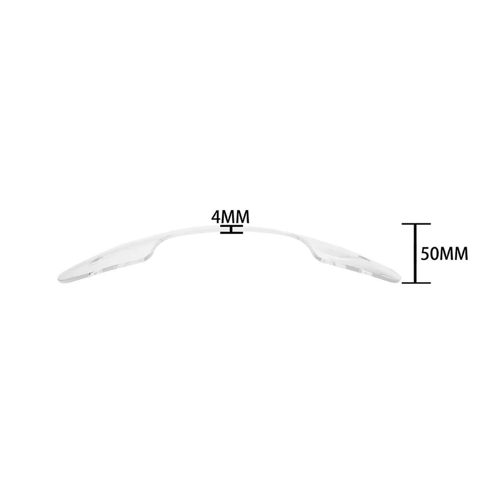 Parabrezza anteriore per moto per SU&ZUKI US125 con staffa, deflettore a doppia bolla, protezione antivento(Smoke 28cm)