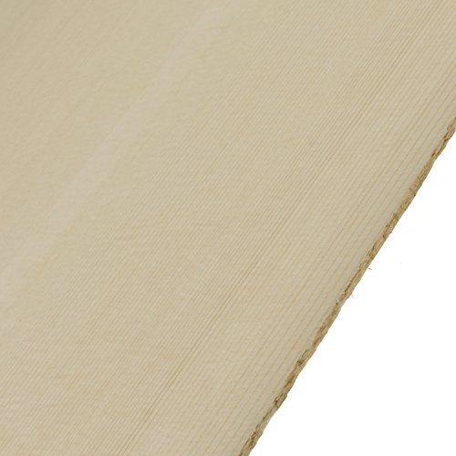 Kmise Ukulele Guitar Tonewood Soundboard Top For Luthier Diy Parts Solid Spruce Wood 300 * 240Mm 1 Pcs #TOP2