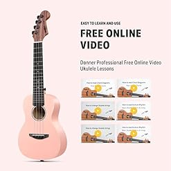 Donner DUC-230D U-Starter Ukulélé 23″ - Les Beatles, Paul McCartney, John Lennon, RIngo Starr, George Harrison Donner DUC-230D U-Starter Ukulélé 23" – Image 6