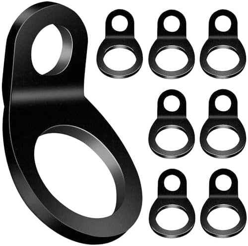 Lot De 4 Ancrages Arrimage V - Anneaux Triangulaires Acier Robuste 453 Kg - Boulons Pour Camion Remorque Bateau Cargaison