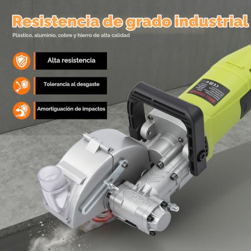 Miniatura 7 de Fresadora De Muros 4000 W 7500 R Min, Máquina De Corte De Pared De Hormigón Con Hoja De Sierra, Bomba De Agua, Cazador De Pared Eléctrica