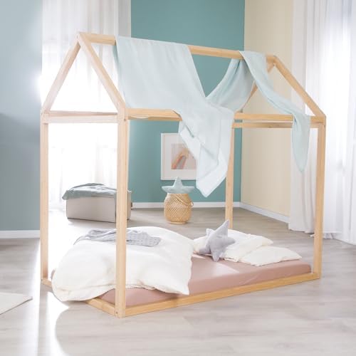 Roba Lit de maison 70 x 140 cm, lit Montessori certifié FSC (1061860), vue 4