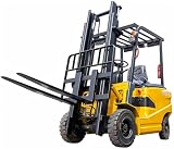 1.5 Ton Electric Counterbalance Forklift, 118' Max Lift 80V/625Ah Battery
