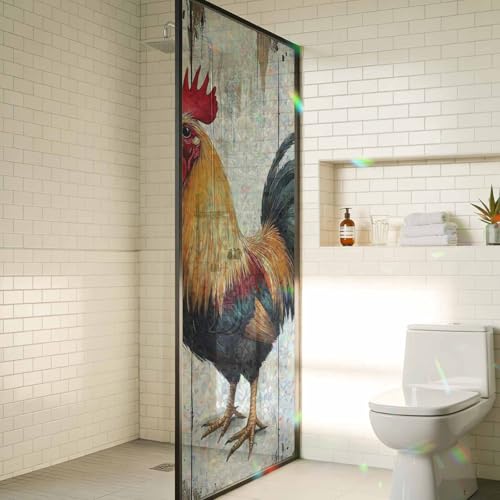 Película decorativa para ventana efecto vitral 3D miniatura 4