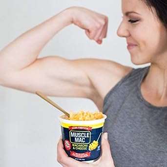 Muscle Mac High Protein Macaroni & Cheese Microwave Cup, 6 cups