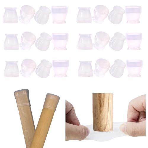 Simpracon Silicone Chair Leg Protectors 0.8-1.3” 24 pcs