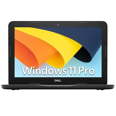 Dell Latitude 3190 Laptop, 11.6" HD Portable Notebook, Intel Celeron N4100, 4GB RAM, 128GB SSD, Webcam, Windows 11 Pro(Renewed)