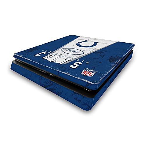 Skin PS4 Slim Autocollant Vinyle NFL Indianapolis Colts Coque Protection Console Sony