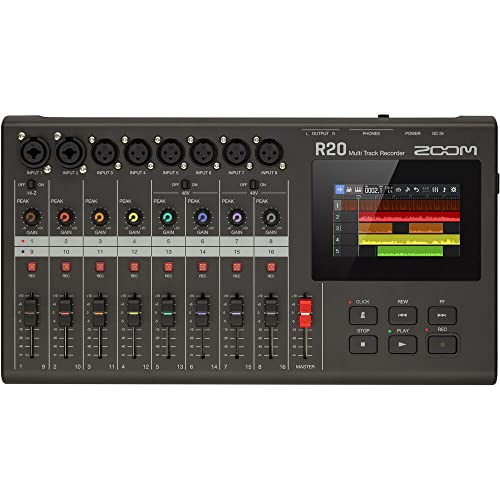 image for Zoom R20 Portable Multitrack Recorder Bundle with AKG K240 Studio Pro 