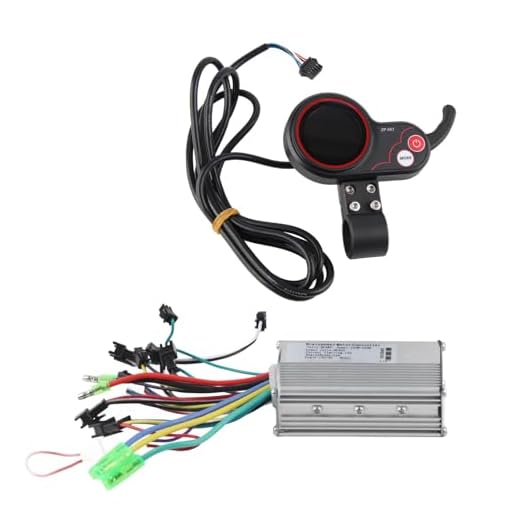 Controller und LCD-Anzeige 24 V / 36 V / 48 V / 60 V 250 W / 350 W Geschwindigkeitsregler mit Wasserdichter LCD-Anzeigetafel für Elektrischen Fahrrad-Roller(48V)
