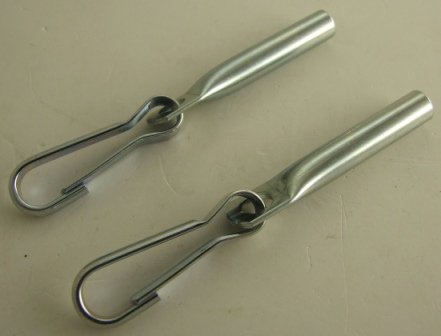 Preisvergleich Produktbild 2 x Seilendverschluss mit Simplexhaken 8mm für Planenseil