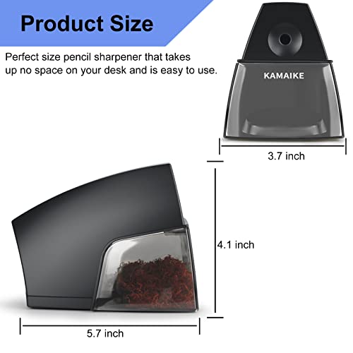 Electric Pencil Sharpener, Pencil Sharpeners For Colored Pencils, Portable Pencil Sharpeners Electric Plug In For 6-8Mm No.2/Colored Pencils #TOP6