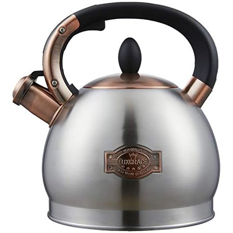 Tea Kettle -2.8 Quart Tea Kettles Stovetop Whistling Teapot Stainless Steel Tea Pots for Stove Top Whistle Tea Pot Cover