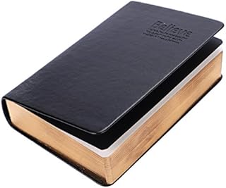 A6 Soft Leather Notebook Vintage Blank Notepad Super Thick Study Notebook Bible Journal Notebook Writing Drawing Notepad Sketchbook Work Diary Life Story Notebook for Adult Student Artists 480 Pages
