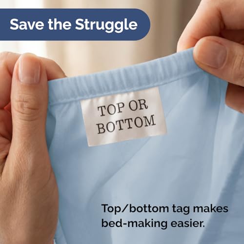 Queen Fitted Sheet - Single Fitted Sheet Only - Deep Pockets - Sky Blue by CGK Unlimited - Image 6