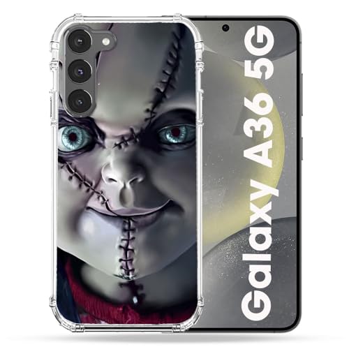 Coque Samsung Galaxy A36 5G antichoc renforcée au design horreur Chucky