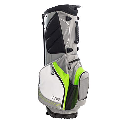 Izzo Golf Lite Grey/Lime/White Walking Ultra Light Perfect With Dual Straps For Easy To Carry Golf Bag #TOP7