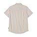 Quiksilver Boys' Apero Classic Short Sleeve Woven Shirt, Button Down Top, Stylish & Comfortable, Light Peach Stripe, 14-16