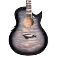 PREMIUM CONSTRUCTION: Veneered spruce top with basswood back and sides, complemented by a mahogany neck for optimal tone and durability | Composite wood fretboard and bridge SLIM DESIGN: Lightweight 2.2 kg body with 60-72 mm depth and Florentine cuta...