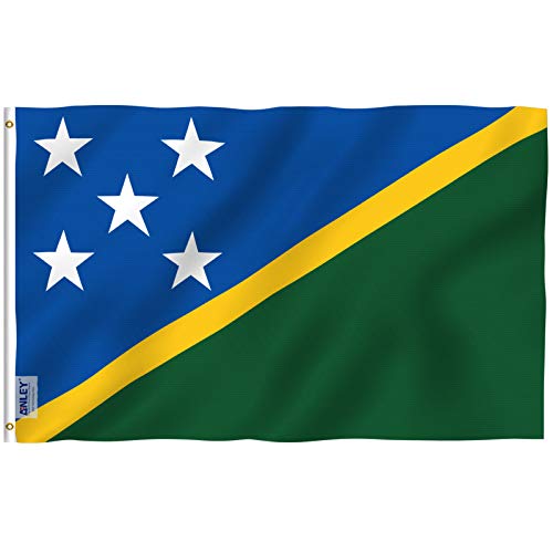 Anley Fly Breeze 3x5 Feet Solomon Islands Flag - Vivid