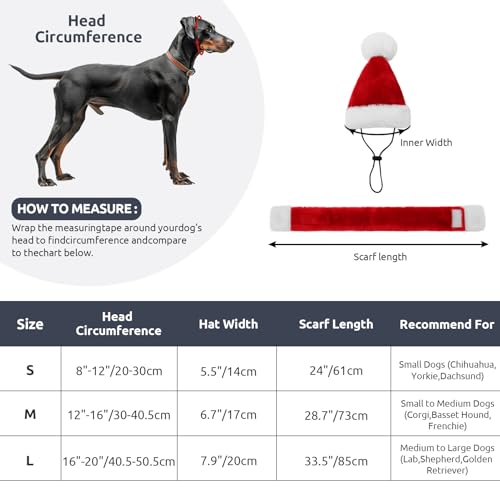 KONVINIT Weihnachtsmütze Hund Klein Weihnachtsmütze für Hunde,Weihnachtsmütze Katze Nikolausmütze Hund Santa Mütze für Welpen Kleine Katzen Hunde,rot Size S