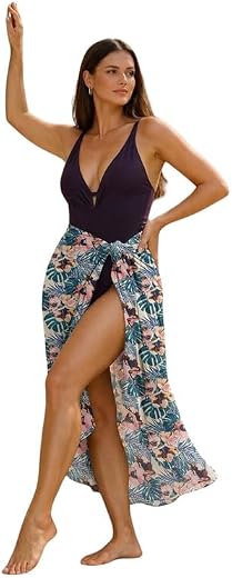 Keepfit Printed Swimwear Cover-Up Sarong Pareo