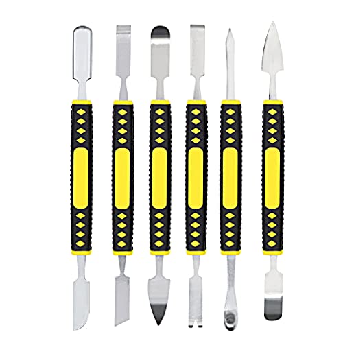 Metal Crowbar 6-Piece Set, Mini Pry Bar Disassemble Tool, for Mobile Phones, Tablets, MacBooks and Electronic Devices