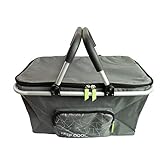 100% Skoda Original Zubehör Skoda MVF04-216 Einkaufstasche Cooling Bag Einkaufskorb Tasche, Anthrazit