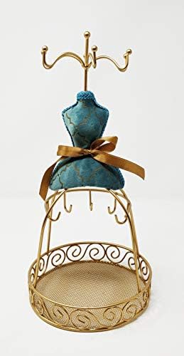 JRose Collections Lady Model Dress High-Heeled Shoes Earring Necklace Ring Jewellery Holder Stand Display Princess Dress Necklace Jewellery Stand Holder JR1417