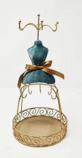 JRose Collections Lady Model Dress High-Heeled Shoes Earring Necklace Ring Jewellery Holder Stand Display Princess Dress Necklace Jewellery Stand Holder JR1417