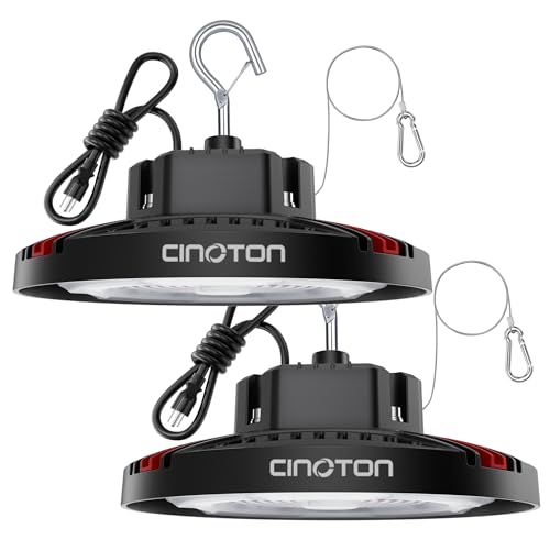CINOTON 160W UFO LED High Bay Lights (2 Pack)