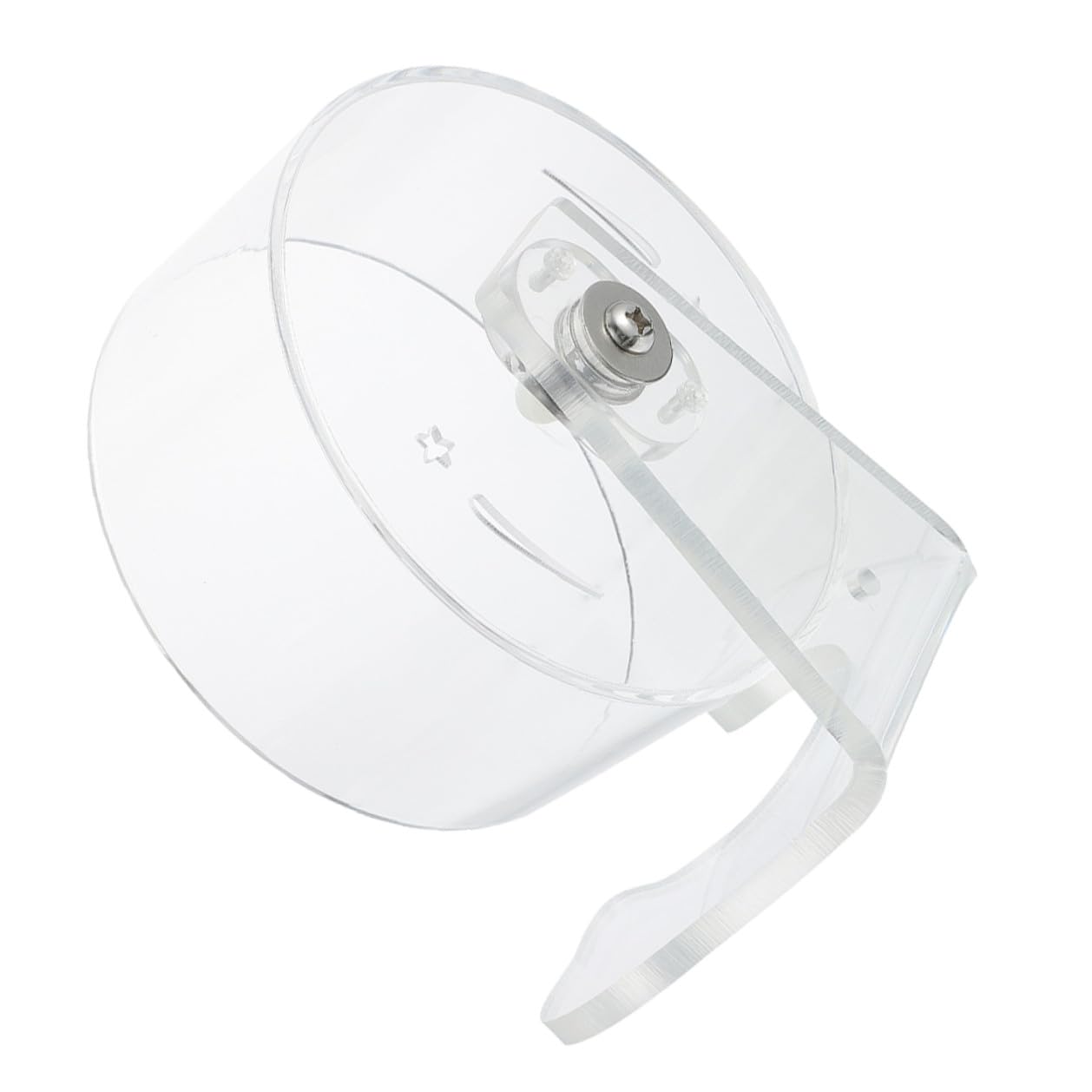 Hemobllo Roue Exercice Hamster Silencieuse Transparente Roue Course Petits Animaux avec Support Surface Large Confortable pour Gerbilles Chinchillas et Souris Mécanisme Ultra-Silencieux