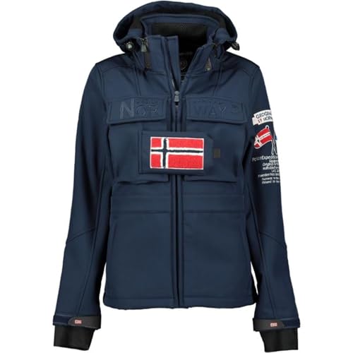 Geographical Norway Damen Tilsitt Lady Softshell, Marine, 46
