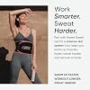 Sports Research Waist Trimmer Pack - Sweet Sweat Waist Trimmer (Black/Pink, Large) + Unscented 'Workout Enhancer' Gel 13.5oz Jar