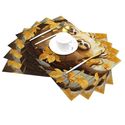 Sets de table antidérapants pour protéger les meubles des plats chauds - 3