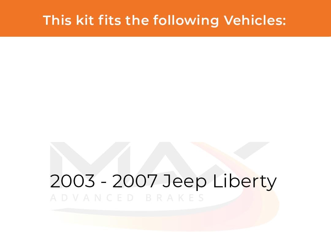 Max Advanced Brakes Kit for 2003-2007 Jeep Liberty