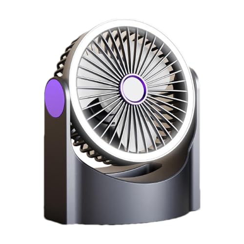 Mesa Ventilador de circulación de aire, ventilador de escritorio con luz | Ventiladores de circulación de aire de escritorio silenciosos ajustables | Mesa de iluminación silenciosa que enfría toda la Mesa Ventilador de circulación de aire, ventilador de escritorio con luz | Ventiladores de circulación de aire de escritorio silenciosos ajustables | Mesa de iluminación silenciosa que enfría toda la