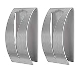 klemmhaken gardine Selbstklebender Handtuchhalter lässt sich leicht auf jeder ebenen Fläche befestigen. Erfordert kein Bohren, keine Beschädigung der Wand oder des Glases.