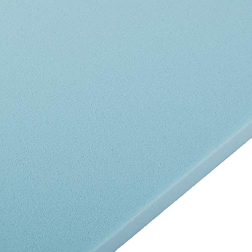 Amazon Basics Cooling Gel-Infused Memory Foam Mattress Topper, Certipur-Us Certified, 2 Inches, King #TOP1