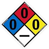 SmartSign 18 x 18 inch Custom NFPA Metal Sign - Add Your Own Chemical Hazard Ratings, 80 mil Laminated Rustproof Aluminum, Multicolor, Made in USA