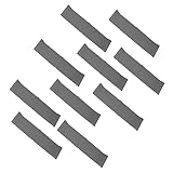 CanDo Resistance Exercise Band Loop, Silver XX-Heavy 10 inch - Set of 10, for Workouts, Exercise, Yoga, Training at Home or Gym, Durable Latex Fitness Bands