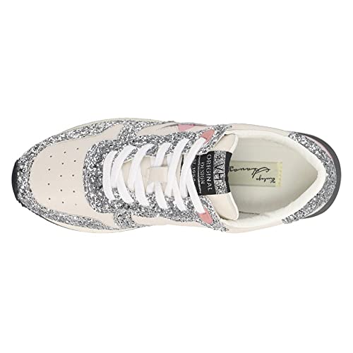 Vintage Havana Womens Rock Glitter Slip On Sneakers Casual Shoes Casual - Off White - Size 7.5 M #TOP3