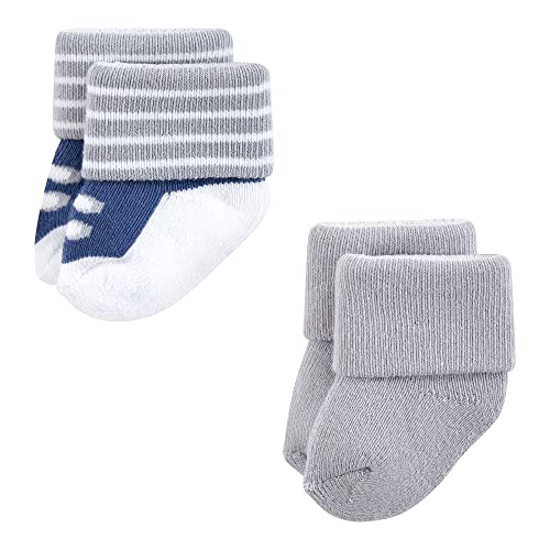 Image of Hudson Baby Baby 8-pack Cotton Rich Newborn and Terry Socks