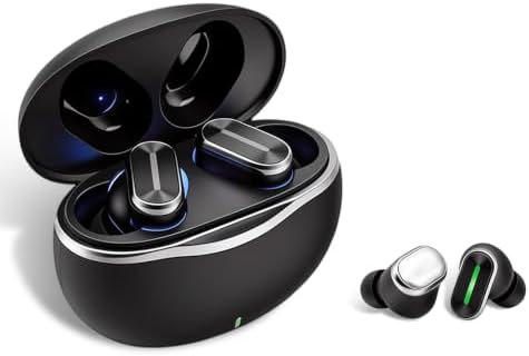 Fone de Ouvido Bluetooth, Fone de ouvido sem fio Bluetooth 5.4, C...