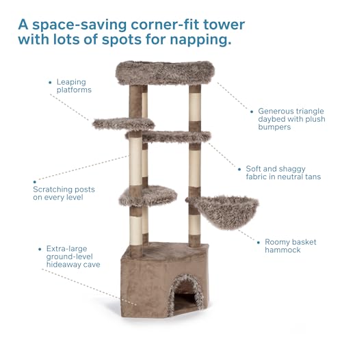 Torre para gatos Prevue Pet Products Great Dunes de múltiples niveles miniatura 3