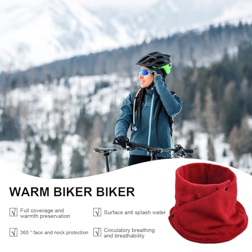 Polainas de pescoço de lã femininas,Cachecol de inverno para pescoço e rosto para homens | Aquecedor